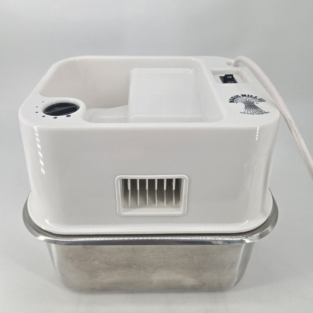 Magic Mill III Plus High Speed Electric Flour Grain Mill Grinder Model No. 100
